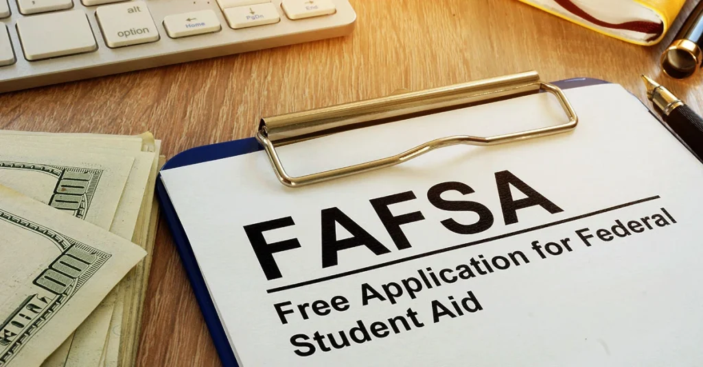 Image of the Free Application for Federal Student Aid (FAFSA) form