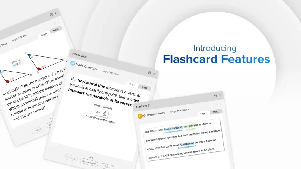 Introducing UWorld College Prep’s Flashcard Feature