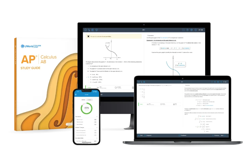 AP Calculus AB prep course suite by UWorld