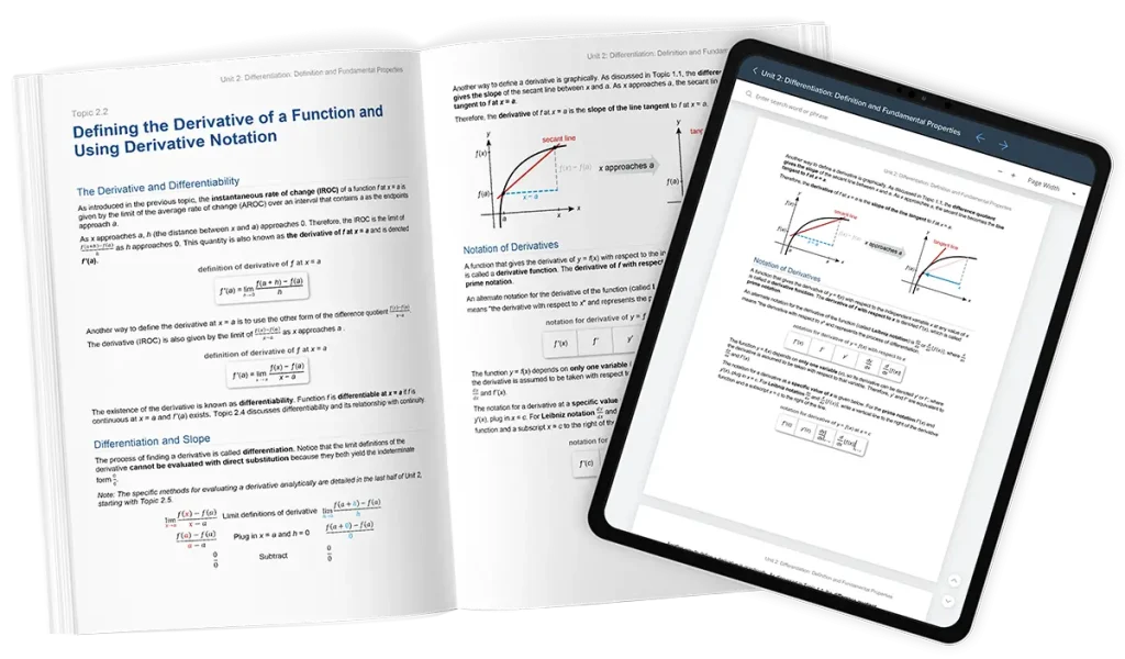 UWorld’s AP Calculus AB Study Guide Prep book