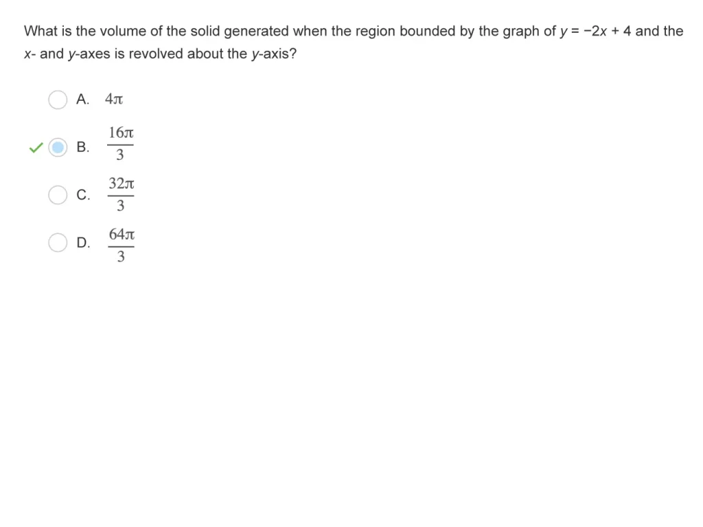 AP Calc AB Example 1 Question