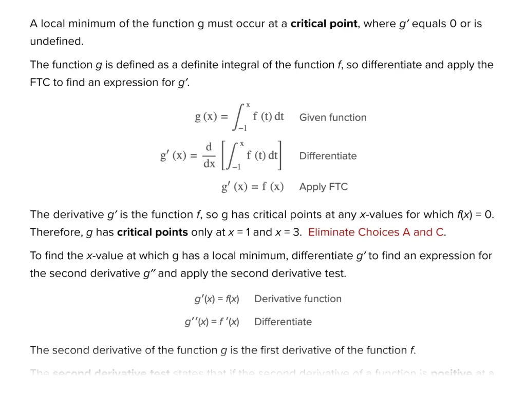 AP Calc AB Example 2 Answer