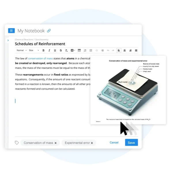 Sample AP Chemistry Digital Notebook