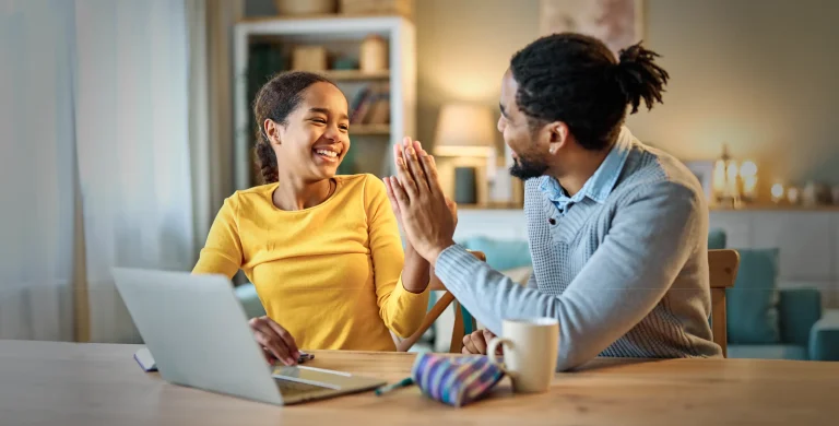 Parent helping their kid prepare for the SAT