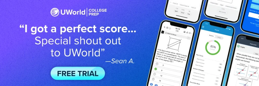 Practice with realistic digital SAT Reading & Writing questions on the go with the mobile app. Sign up for a free trial now!