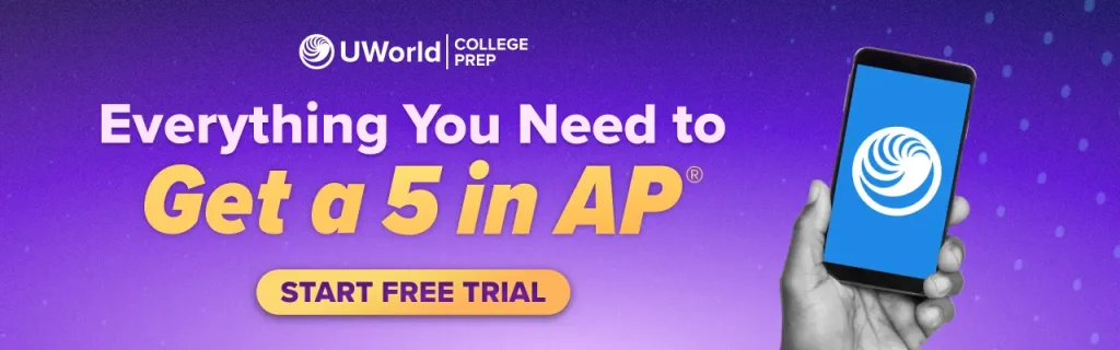 UWorld AP course provides everything you need to get a 5 in AP exam. Click here to start your free trial.