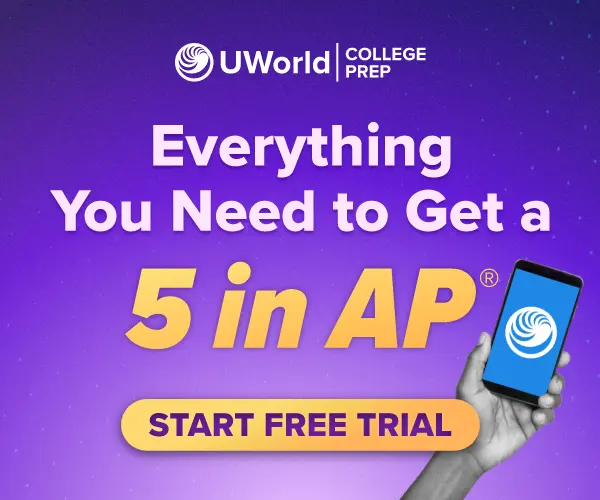 UWorld AP course provides everything you need to get a 5 in AP exam. Click here to start your free trial.