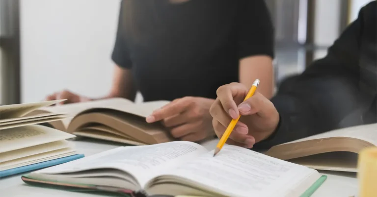 A high school student preparing for ACT exams with UWorld Study Books