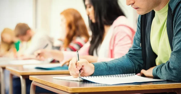 High school students preparing for college entrance exams with UWorld Test Prep resources