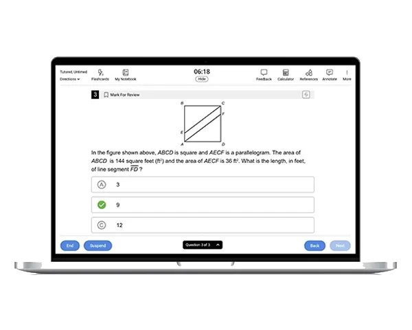 Finding the length of a line segment in a parallelogram