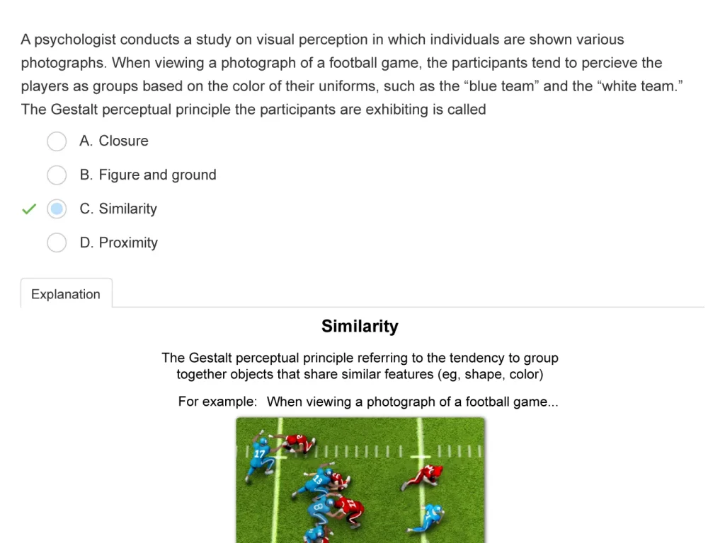 AP Psychology Example Question 4