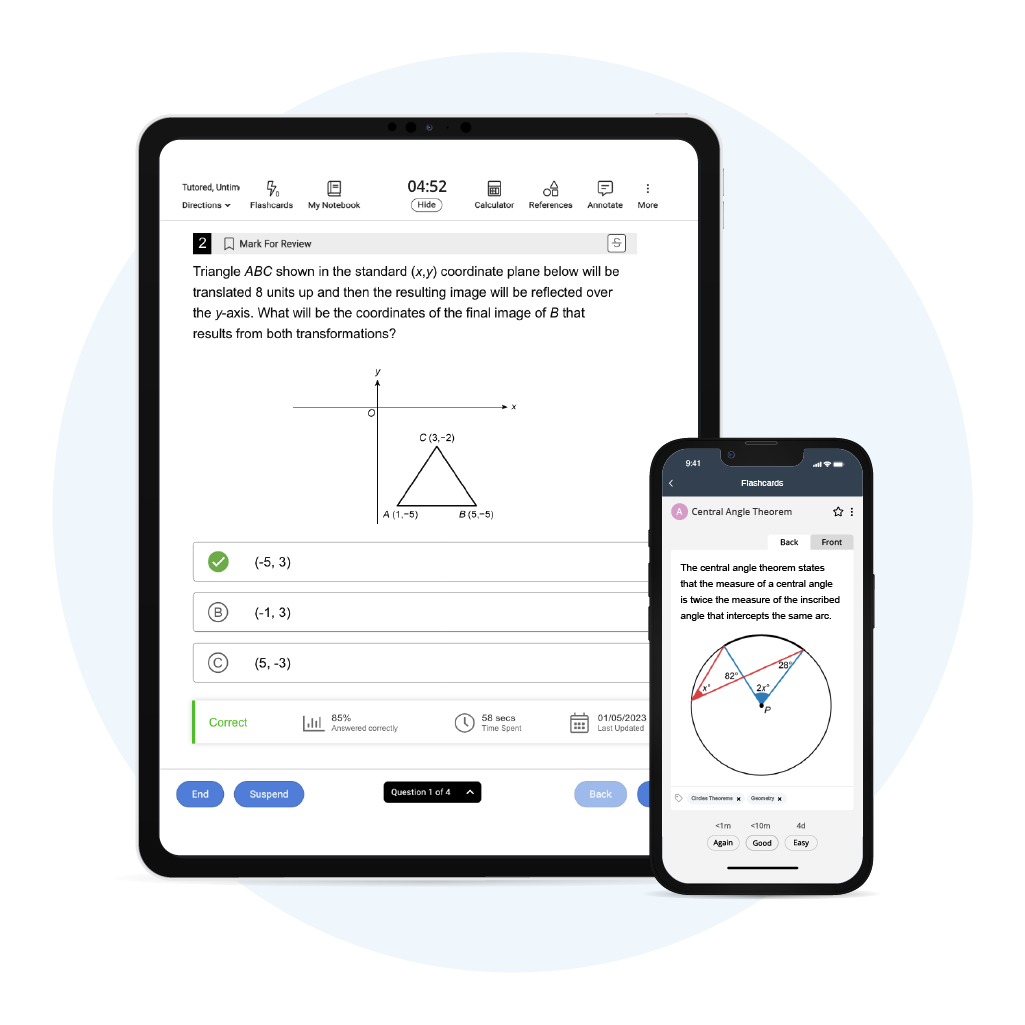 ACT on UWorld College Prep Mobile App