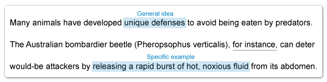 Image ID: L129978; Click here to see more information SAT Writing question with two sentences and transition options: 'For instance,' 'Despite this,' 'However,' 'Therefore'