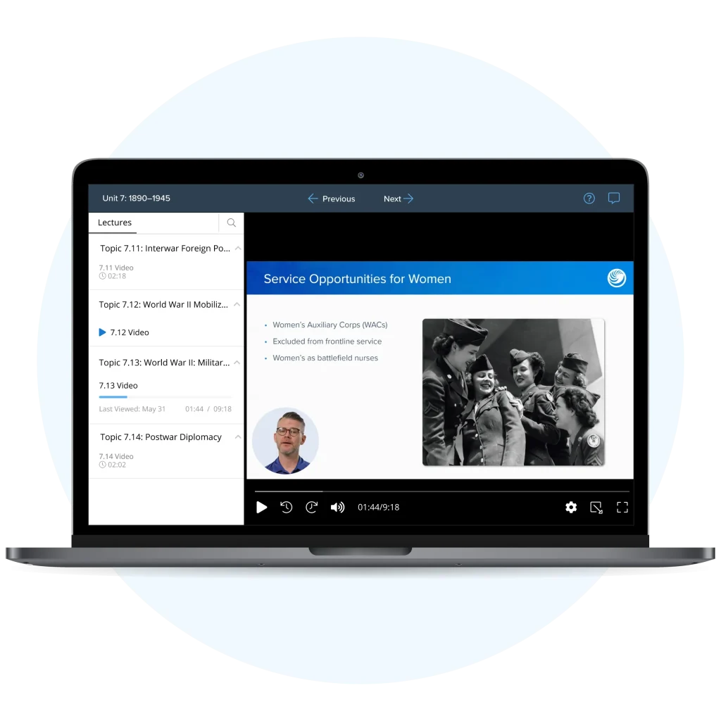 UWorld’s APUSH Video Lessons