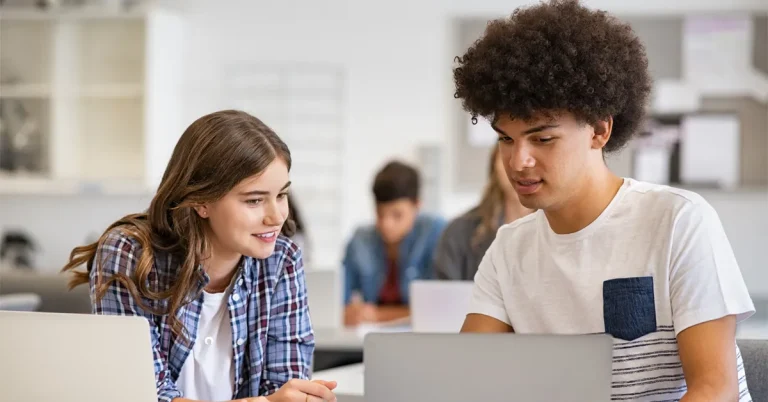 High school students preparing for SAT, ACT & AP exams with UWorld