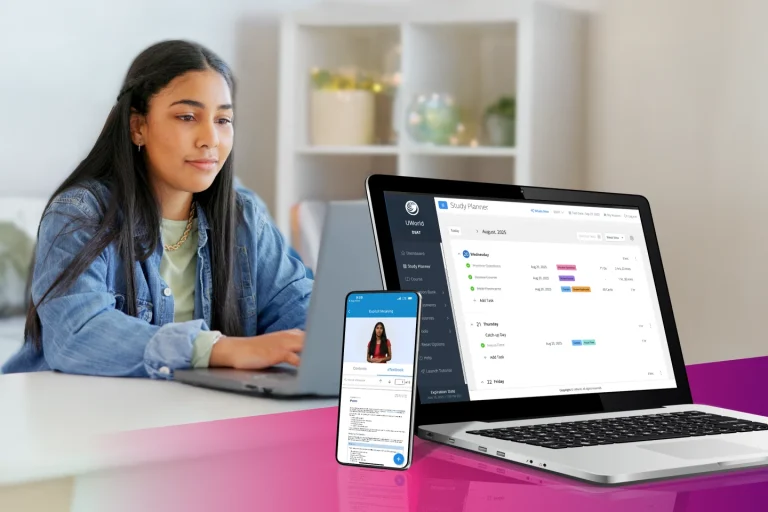 High school student studying for the SAT Reading and Writing